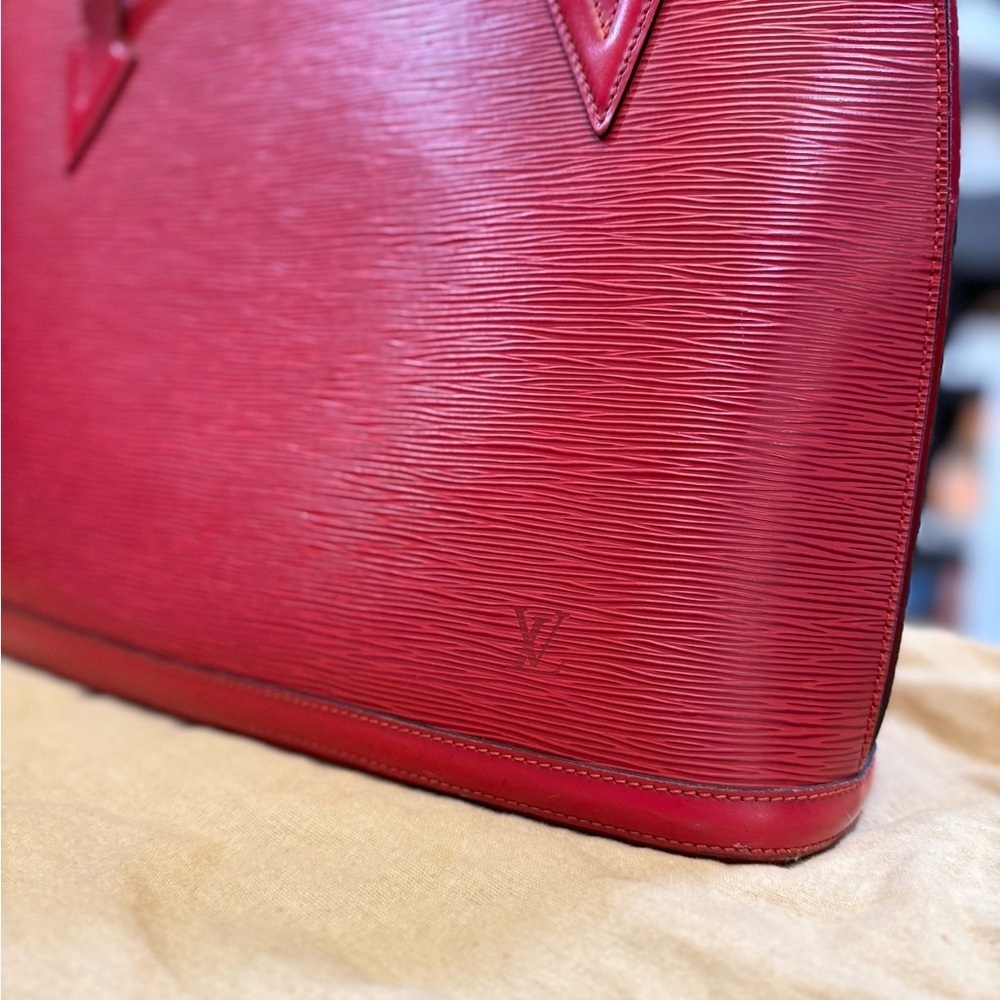 Louis Vuitton Lussac Epi 2way bag - Red Vintage - Picture 3 of 8